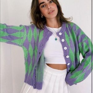 Retro Filter Button Front Knit Top- verge girl